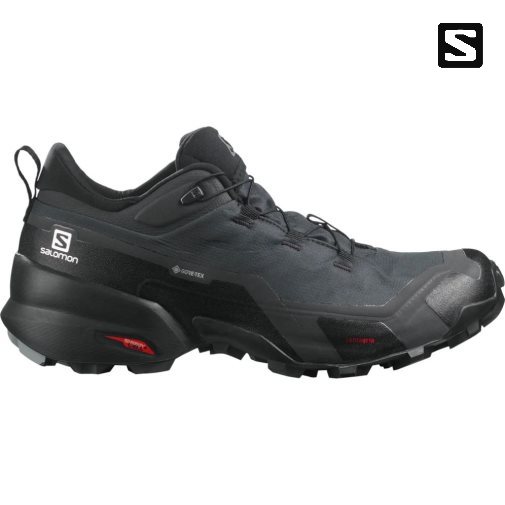 Tenis Senderismo Salomon Cross Hike GTX Hombre Negros | MX HGTP642